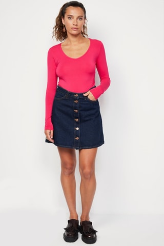 Top Nachtblauw - Roze