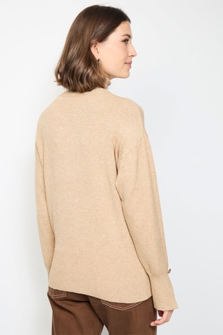 Vest - Gemêleerd Beige - Beige