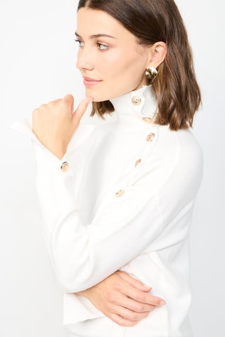Vest - Gemêleerd Beige - Wit