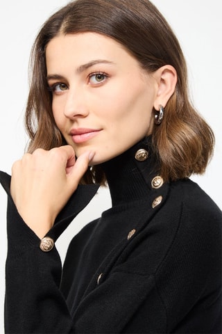 Vest - Gemêleerd Beige - Zwart