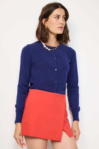 Kasjmier Vest - Nachtblauw - Blauw