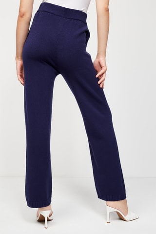  Casual Broek Nachtblauw - Blauw