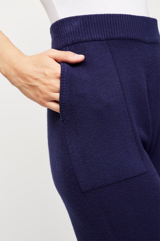  Casual Broek Nachtblauw - Blauw