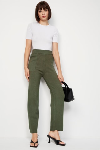  Casual Broek Nachtblauw - Groen