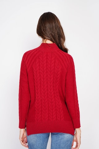 Trui - Camel - Rood