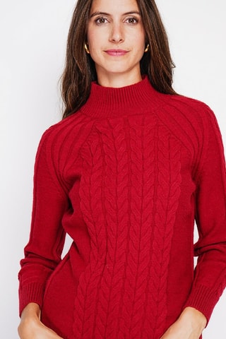 Trui - Camel - Rood