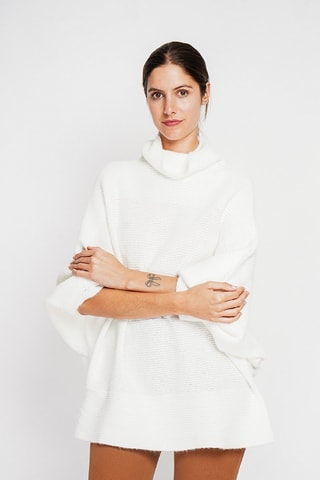 Trui - Bordeauxrood - Wit