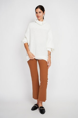 Trui - Bordeauxrood - Wit