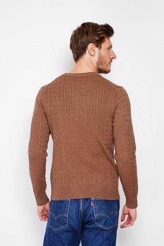 Trui - Bordeauxrood - Bruin