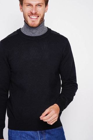 Trui - Blauw - Zwart