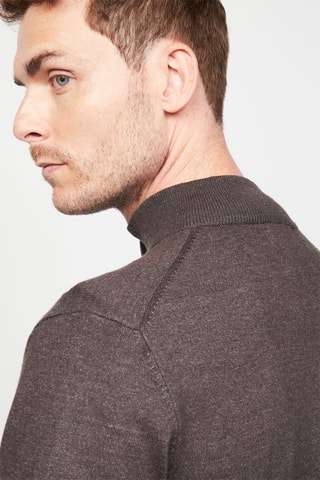  Vest Nachtblauw - Bruin