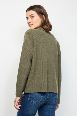  Trui - Gemêleerd Beige - Groen