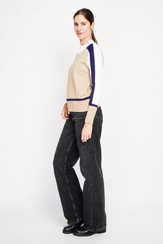 Oversized trui - Kaki - Beige