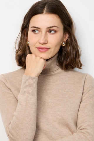 Kasjmier Trui - Camel - Beige