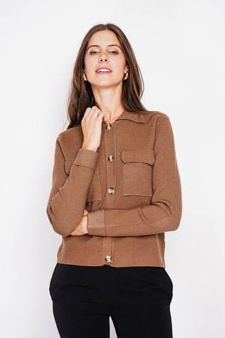 Vest - Bordeauxrood - Bruin