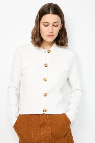Vest - Bordeauxrood - Wit