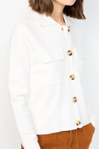 Vest - Bordeauxrood - Wit