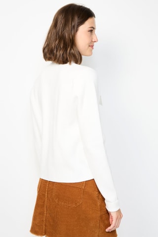 Vest - Bordeauxrood - Wit