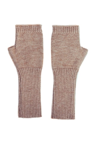 Vingerloze Handschoenen Lichtblauw - Beige