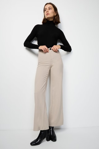 Zijden Bodysuit - Blauw - Zwart