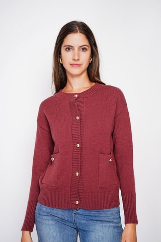 Vest - Bordeauxrood - Rood