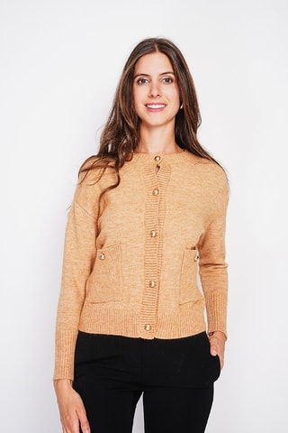 Vest - Bordeauxrood - Bruin