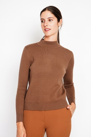 Trui - Bordeauxrood - Bruin