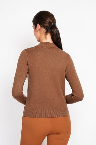 Trui - Bordeauxrood - Bruin