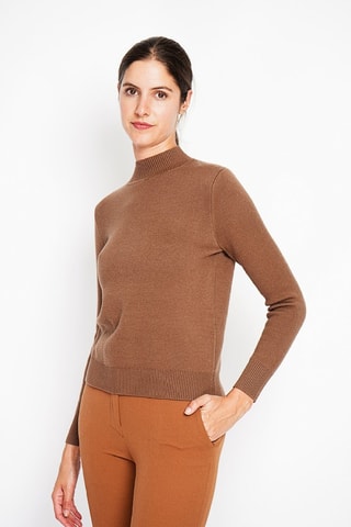 Trui - Bordeauxrood - Bruin