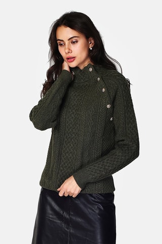 Trui - Camel - Groen
