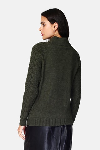 Trui - Camel - Groen