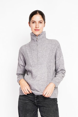 Oversized trui - Grijs - Grijs