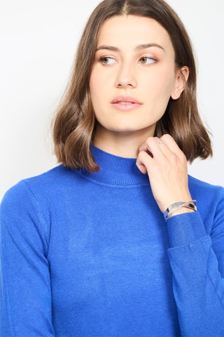  Trui - Gemêleerd Beige - Blauw
