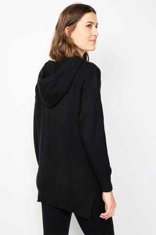  Trui  Wijde Broek Hoge Taille - Gemêleerd Beige - Zwart