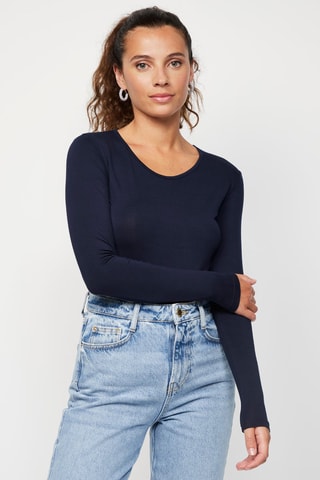 Top Nachtblauw - Blauw