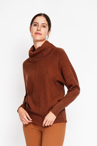 Trui - Bordeauxrood - Bruin