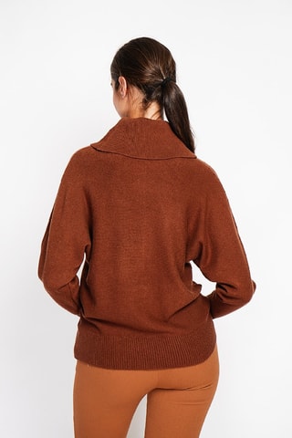 Trui - Bordeauxrood - Bruin