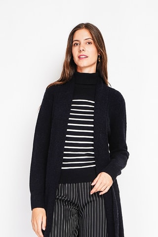 Lang Vest - Bruin - Zwart