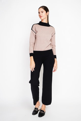 Oversized trui - Gemêleerd Beige - Beige