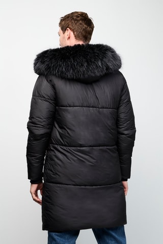 Gewatteerde Jas - Bruin - Zwart