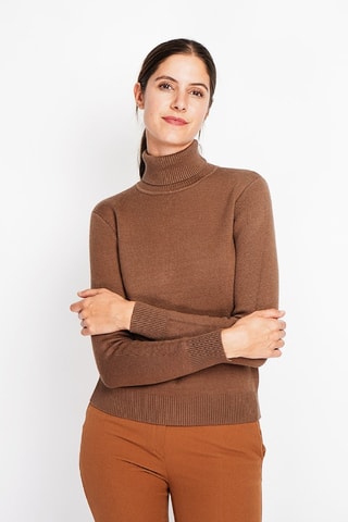 Trui - Bordeauxrood - Bruin