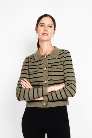 Vest - Bordeauxrood - Groen