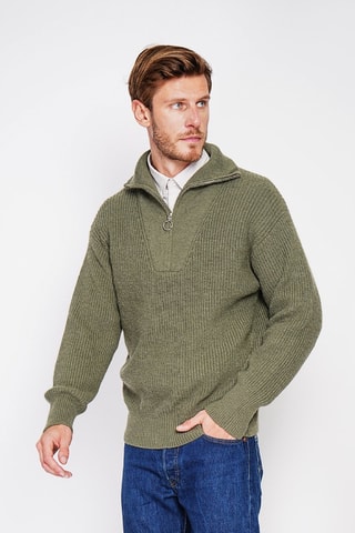 Trui - Bordeauxrood - Groen