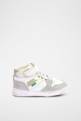 Hoge Sneakers - Wit en Goudkleurig