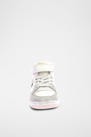 Hoge Sneakers - Wit en Goudkleurig