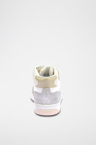 Hoge Sneakers - Wit en Goudkleurig