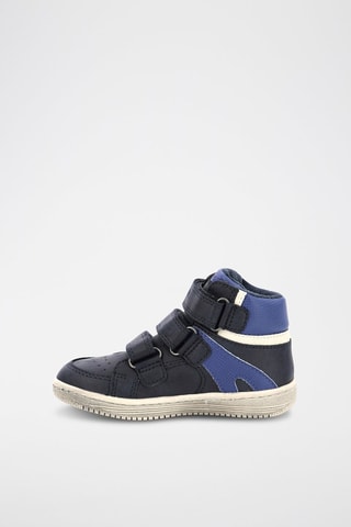 Hoge Gevoerde Sneakers Lohan - Blauw en Wit