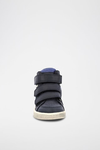 Hoge Gevoerde Sneakers Lohan - Blauw en Wit