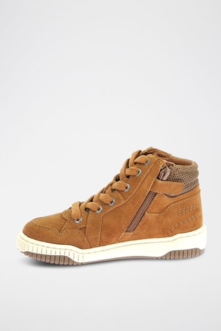 Hoge Nubuck Gympen - Camel