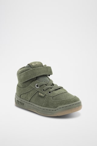 Hoge Nubuck Sneakers Kickalien - Kaki
